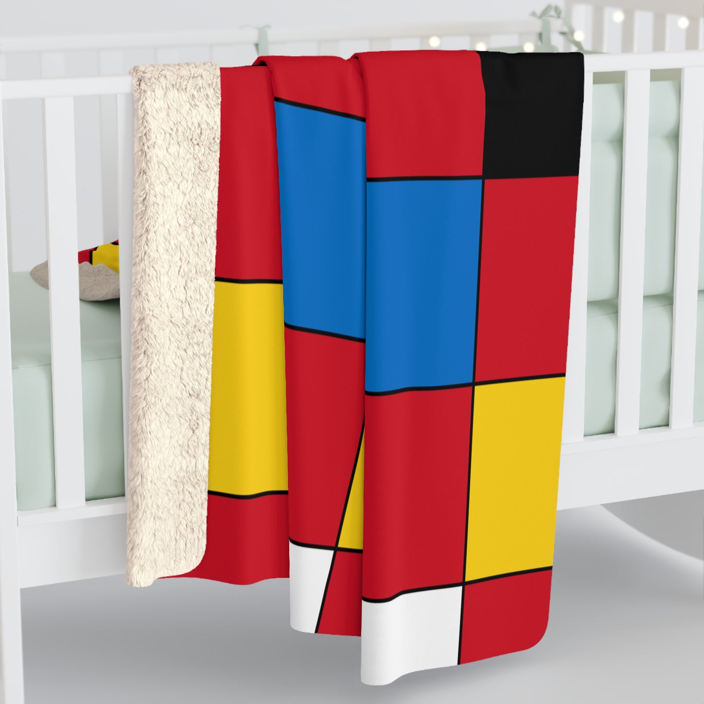 Antigua And Barbuda Retro Check Blanket Throw