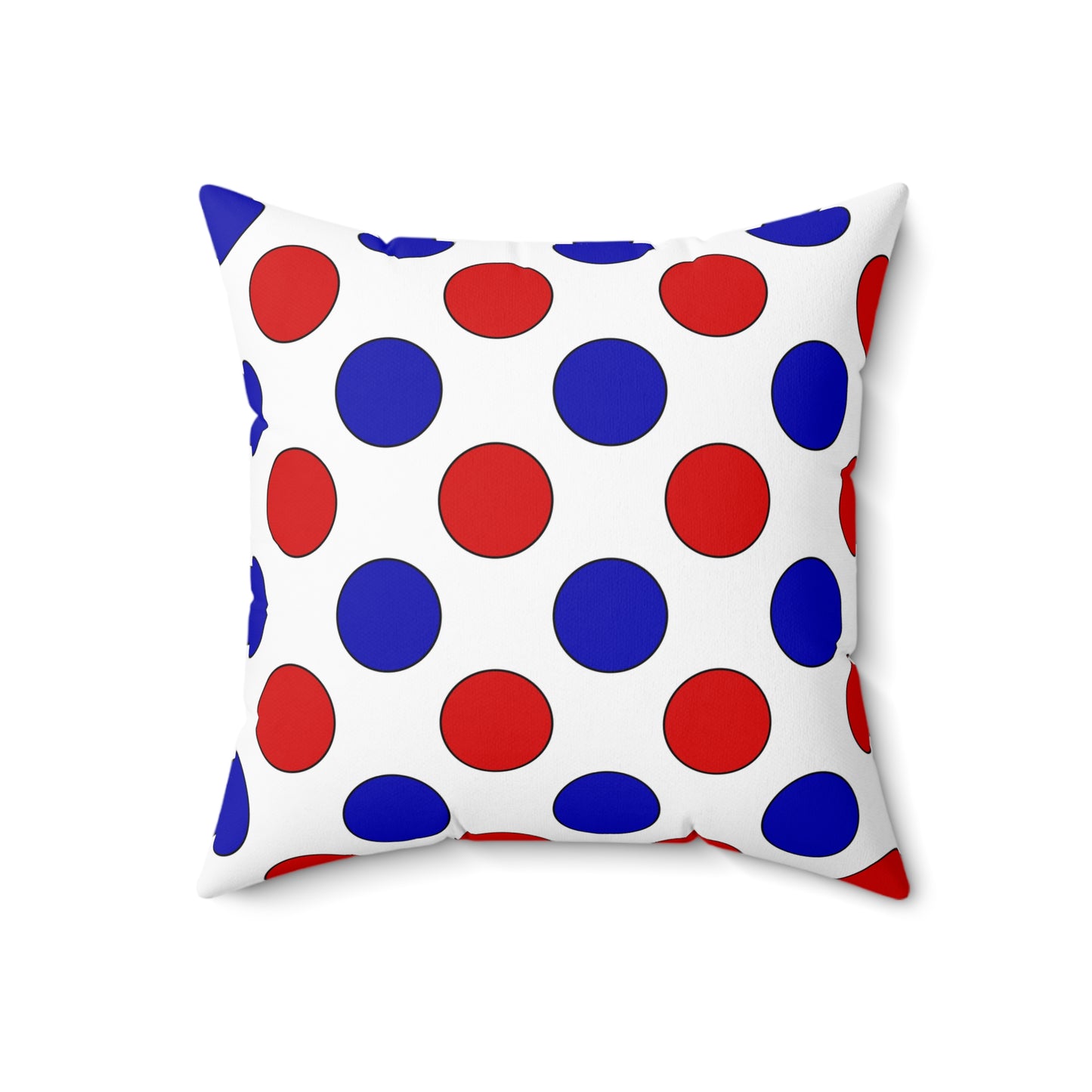 Costa Rica Retro Polka Dots Cushion Pillow