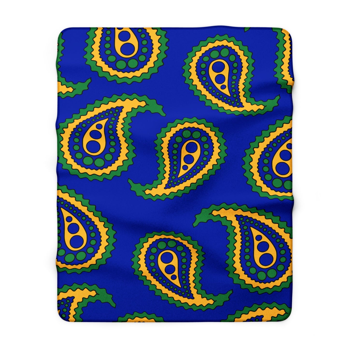 Christmas Island Retro Paisley Blanket Throw