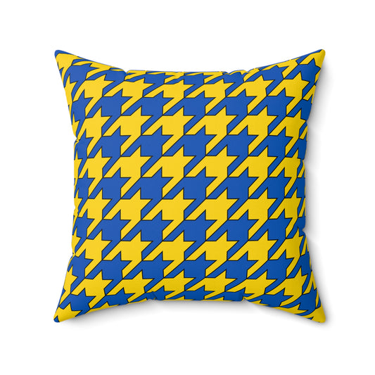 Ukraine Retro Houndstooth Cushion Pillow