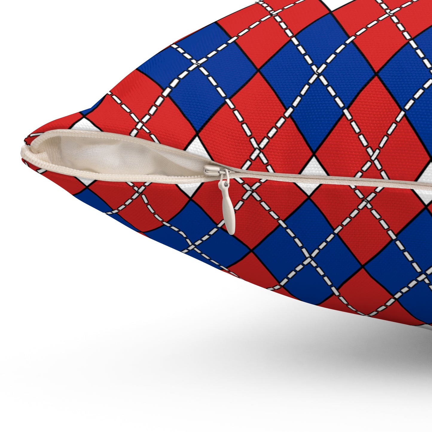 Bouvet Island Retro Argyle Cushion Pillow