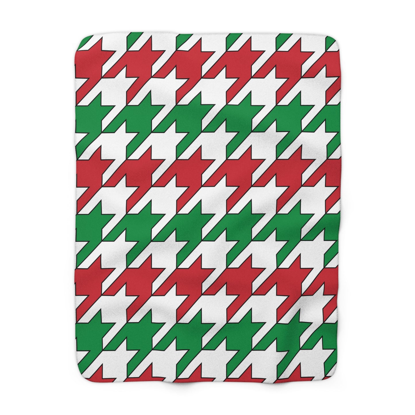 Italy Retro Houndstooth Blanket Throw