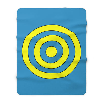Aruba Retro Target Blanket Throw