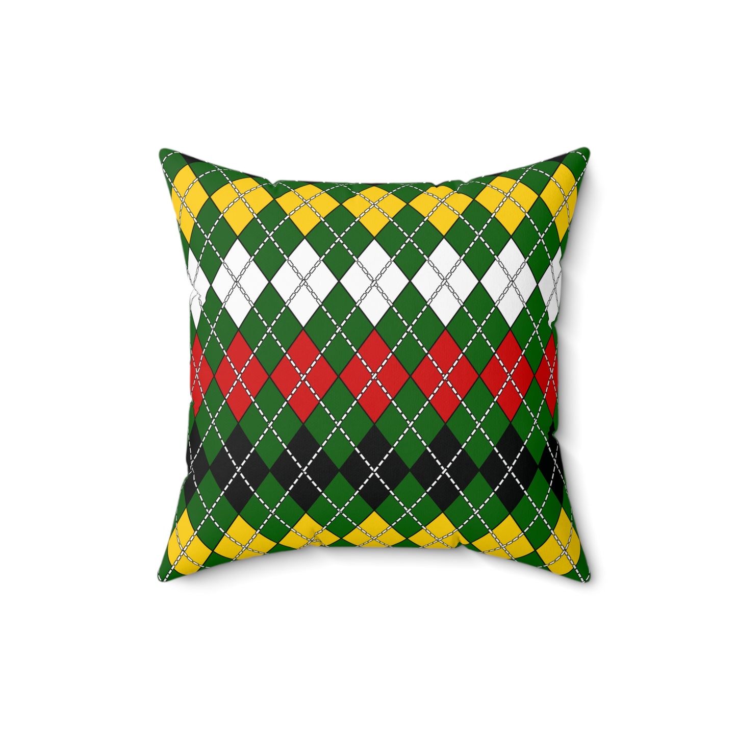 Zimbabwe Retro Argyle Cushion Pillow