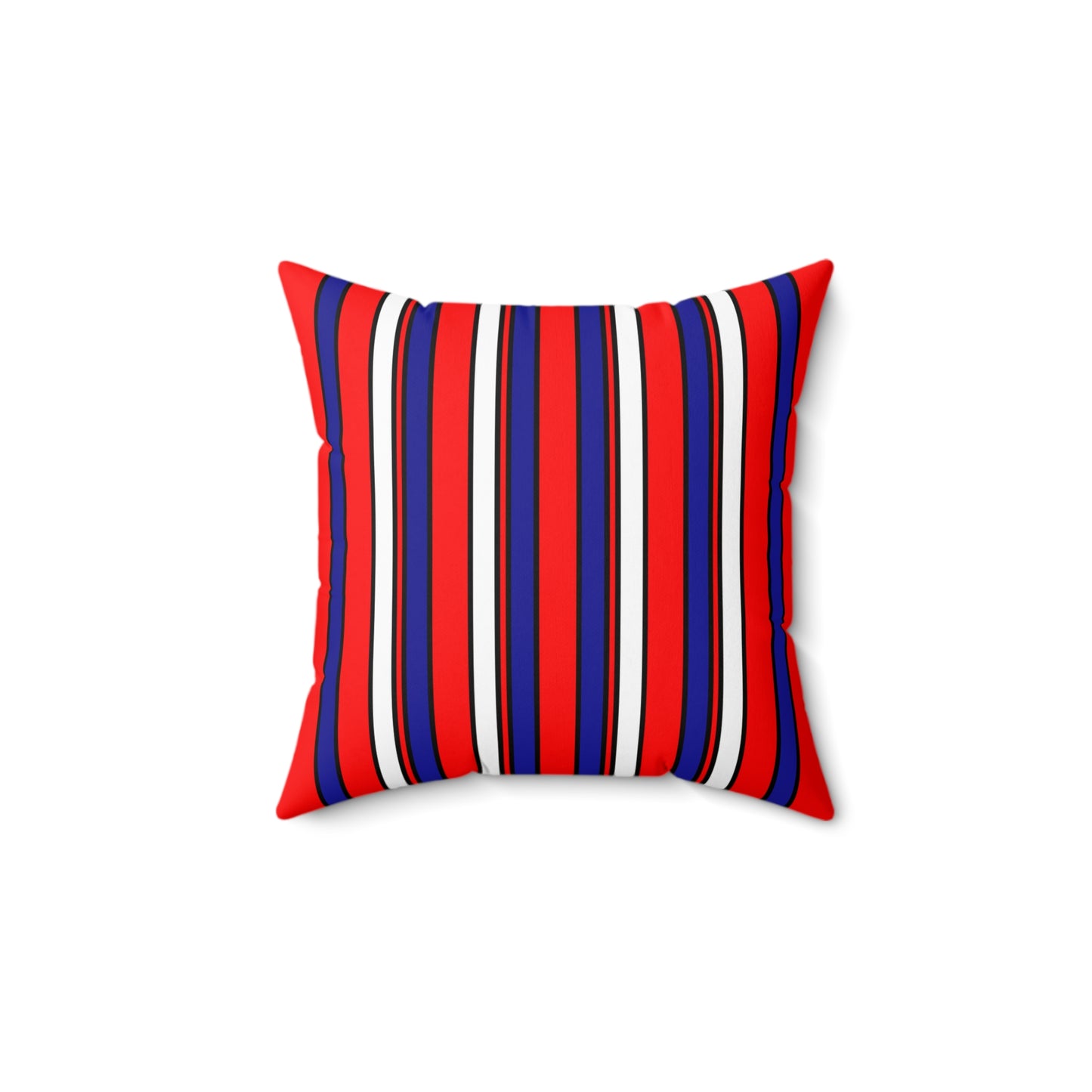 Croatia Retro Stripes Cushion Pillow
