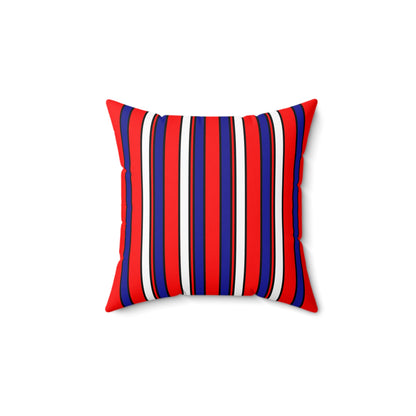 Croatia Retro Stripes Cushion Pillow