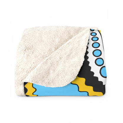 Saint Lucia Retro Paisley Blanket Throw