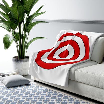 Singapore Retro Target Blanket Throw