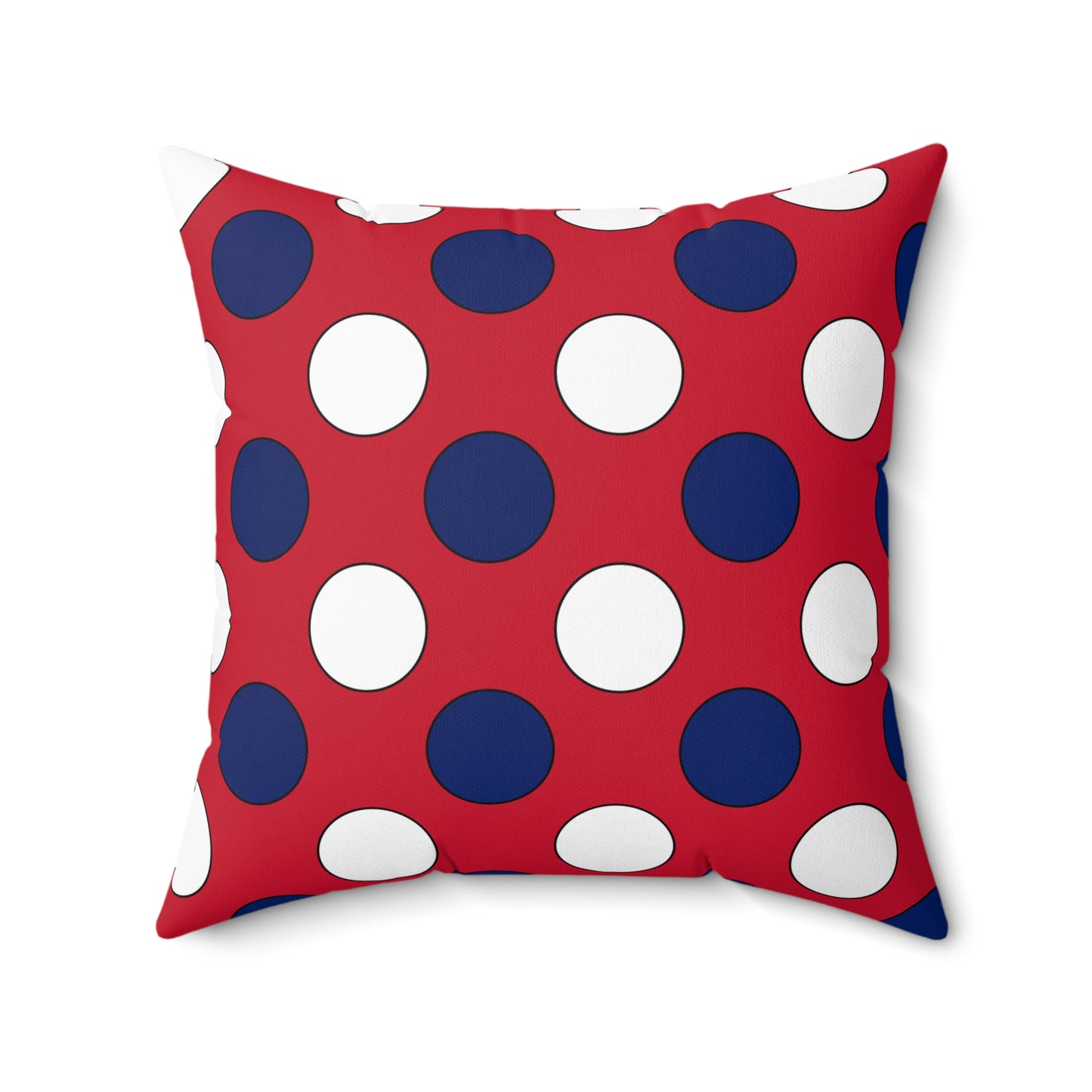 United Kingdom (UK) Retro Polka Dots Cushion Pillow