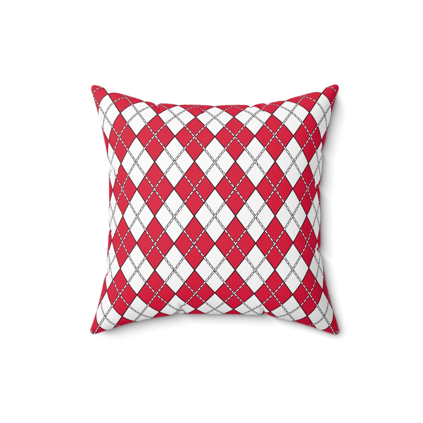 Poland Retro Argyle Cushion Pillow