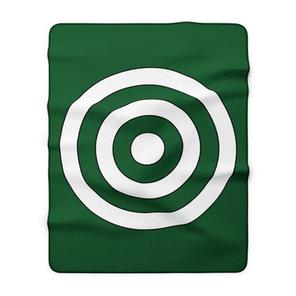 Saudi Arabia Retro Target Blanket Throw
