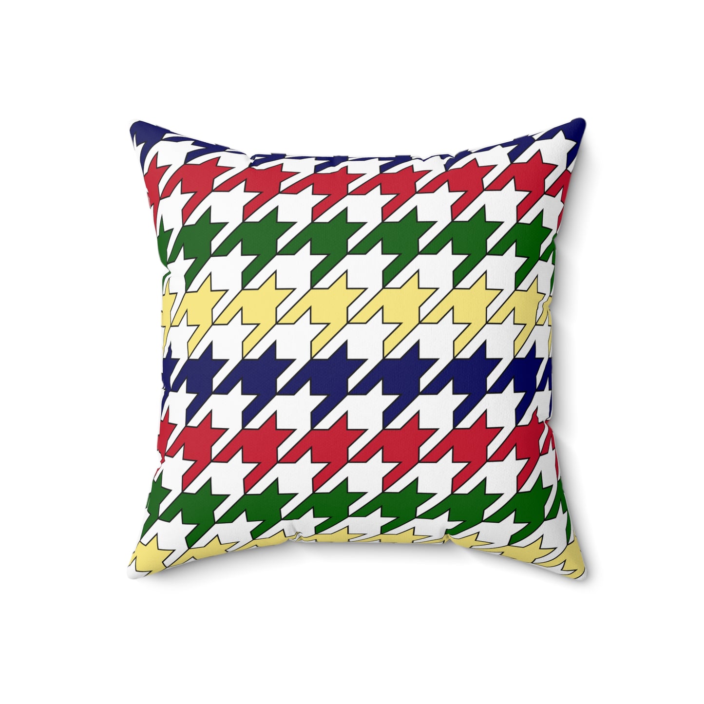 Diego Garcia Retro Houndstooth Cushion Pillow