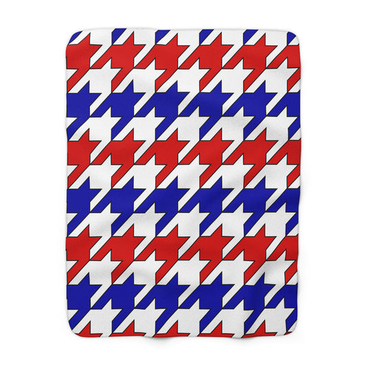 Panama Retro Houndstooth Blanket Throw