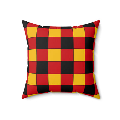 Timor Leste Retro Check Cushion Pillow