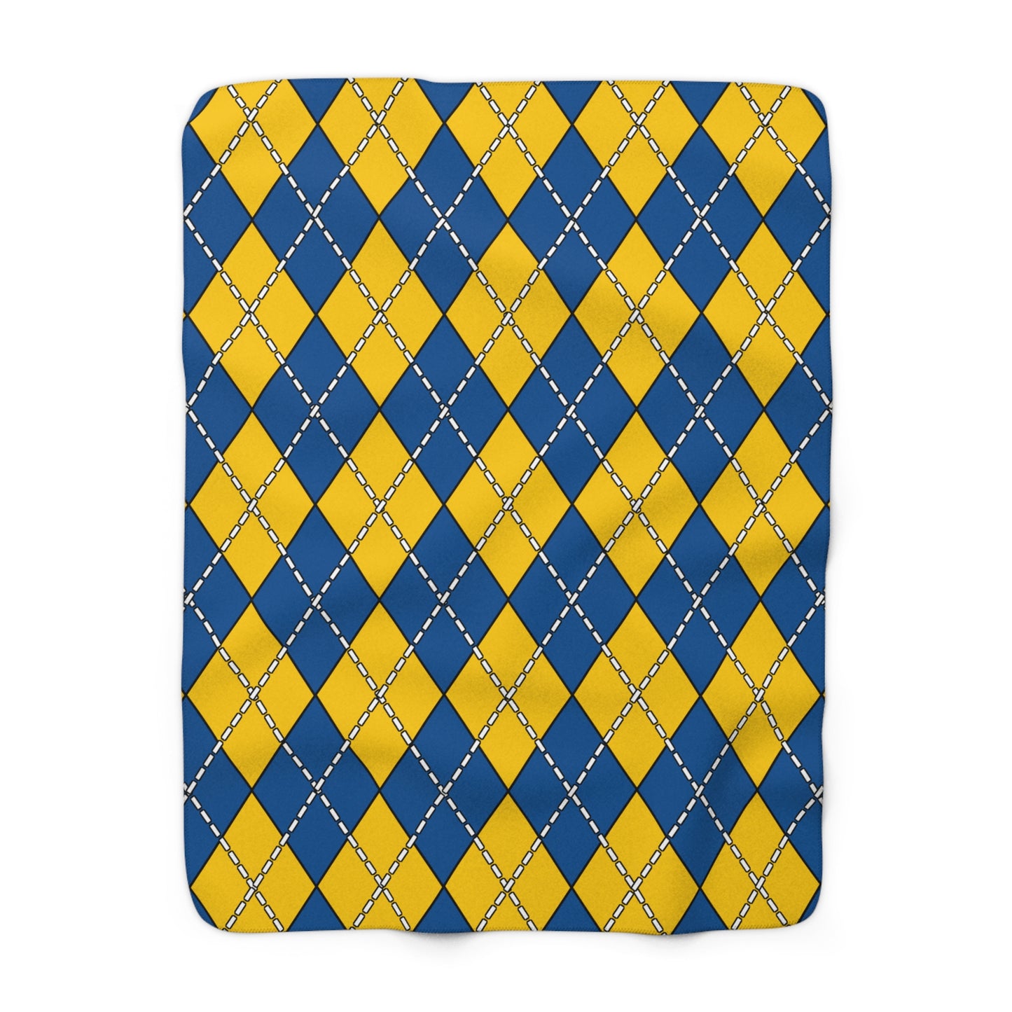 Sweden Retro Argyle Blanket Throw