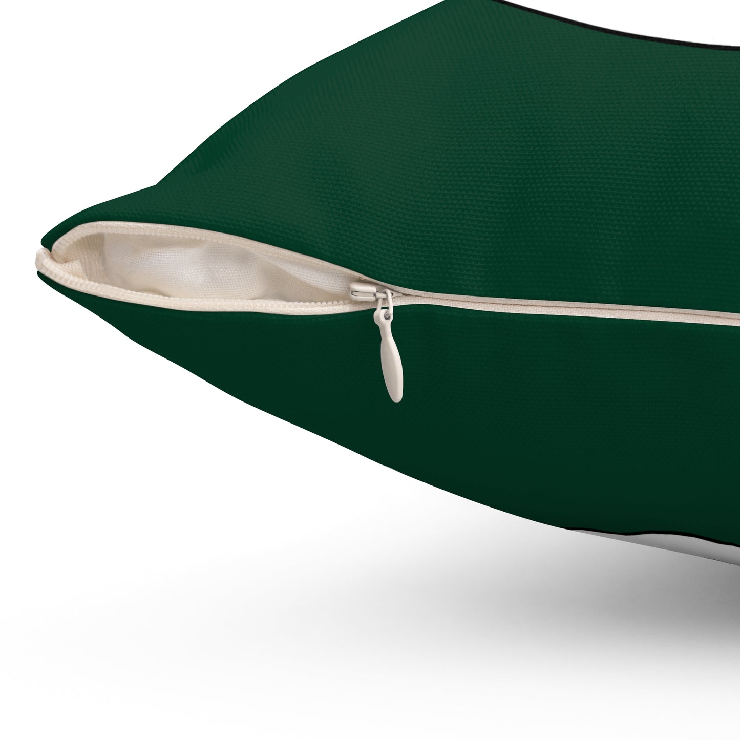 Dark Green, White Retro Target Cushion Pillow
