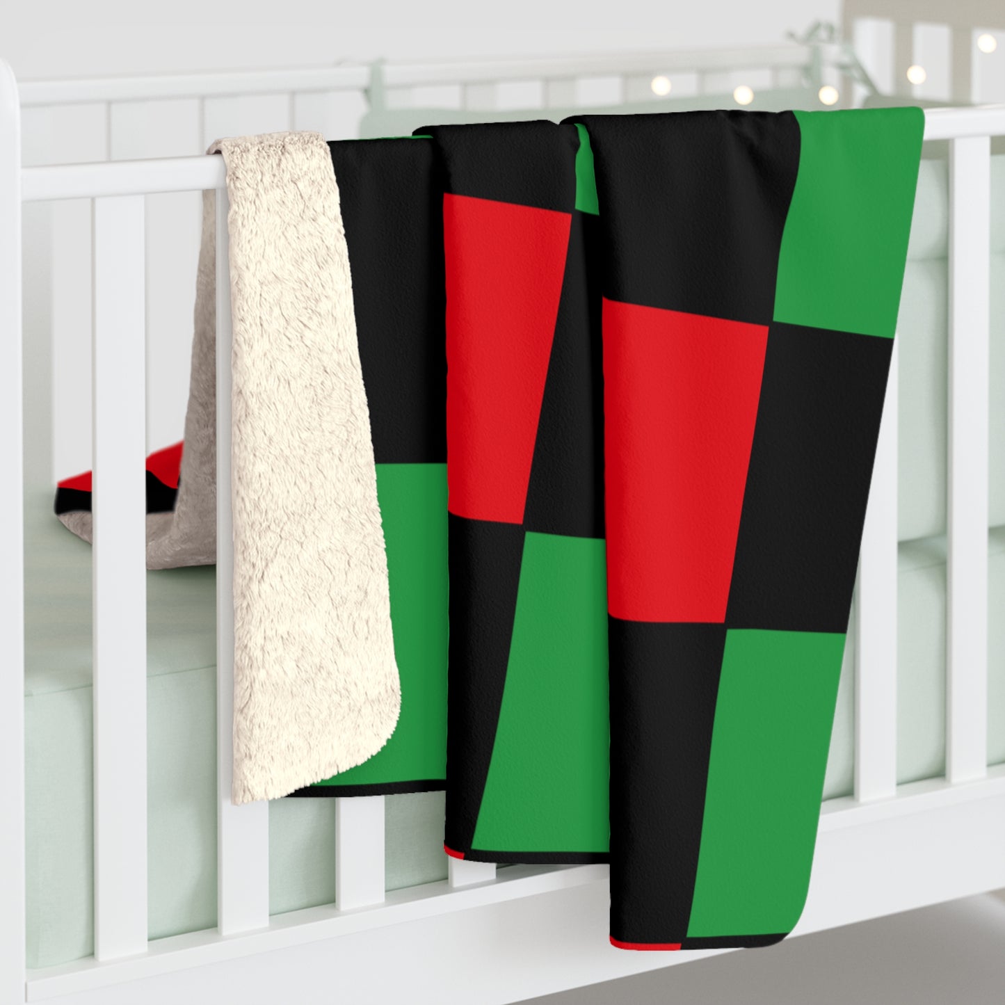 Libya Retro Check Blanket Throw
