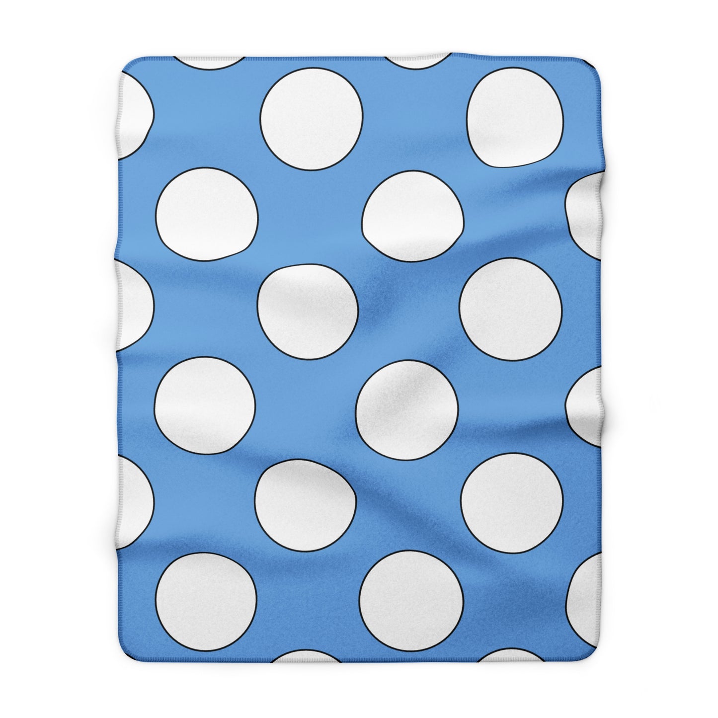 Argentina Retro Polka Dots Blanket Throw
