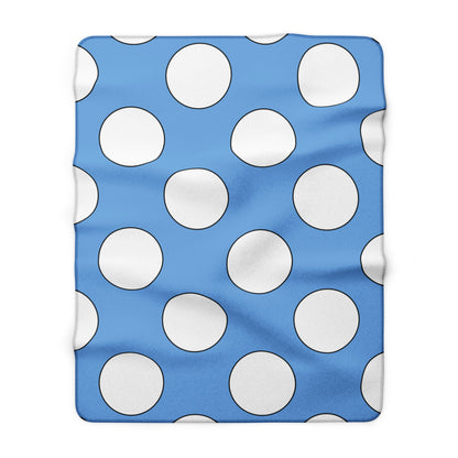 Argentina Retro Polka Dots Blanket Throw