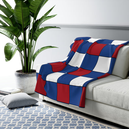 Netherlands Retro Check Blanket Throw