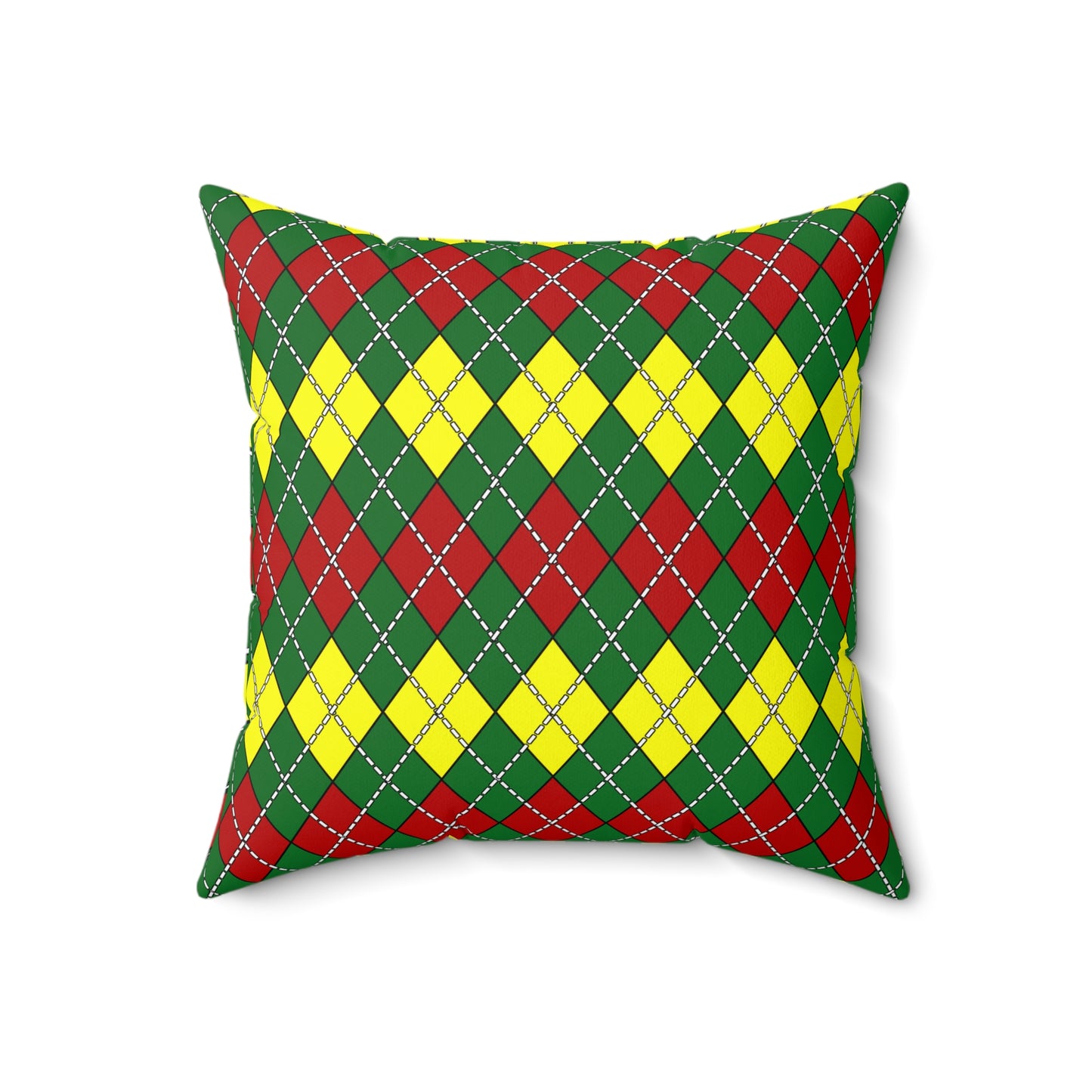 Senegal Retro Argyle Cushion Pillow