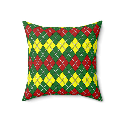 Senegal Retro Argyle Cushion Pillow