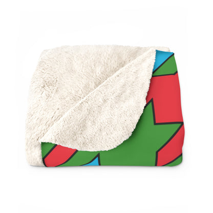 Azerbaijan Retro Houndstooth Blanket Throw
