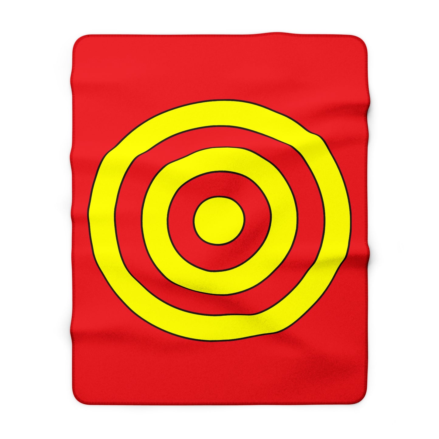China Retro Target Blanket Throw