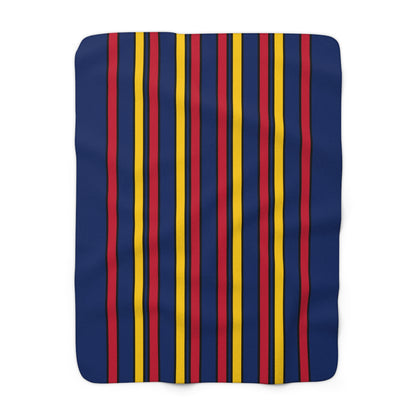 Chad Retro Stripes Blanket Throw