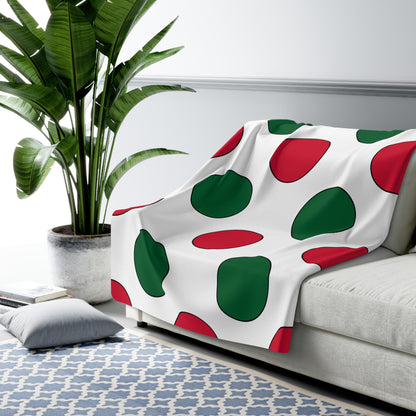 Algeria Retro Polka Dots Blanket Throw