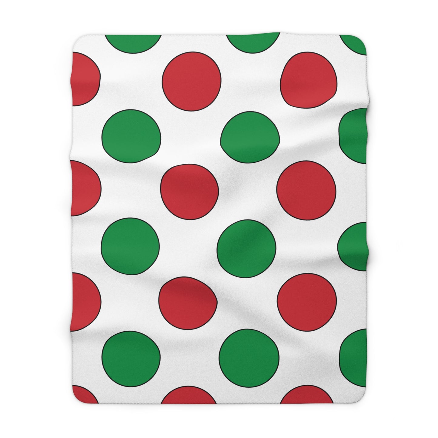 Italy Retro Polka Dots Blanket Throw