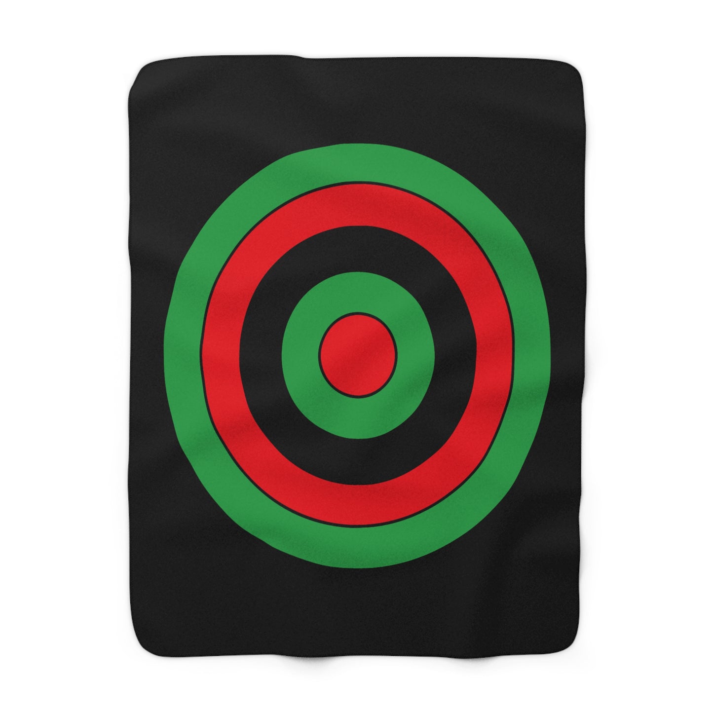 Libya Retro Target Blanket Throw