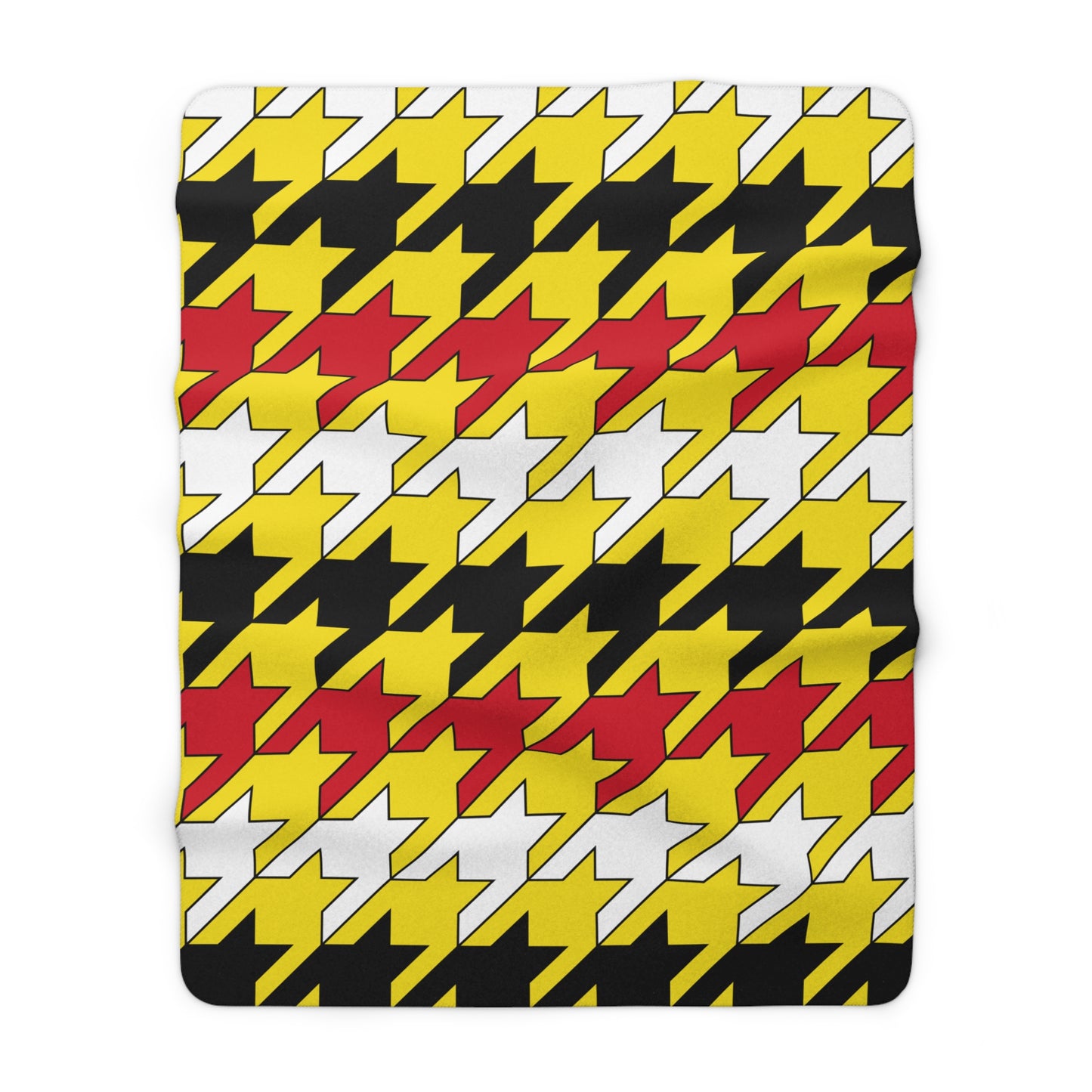 Brunei Darussalam Retro Houndstooth Blanket Throw