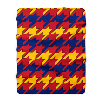 Venezuela Retro Houndstooth Blanket Throw