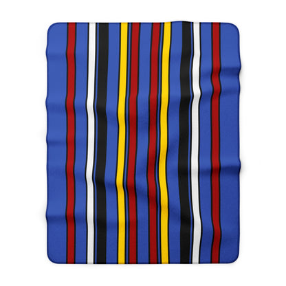 Eswatini Retro Stripes Blanket Throw