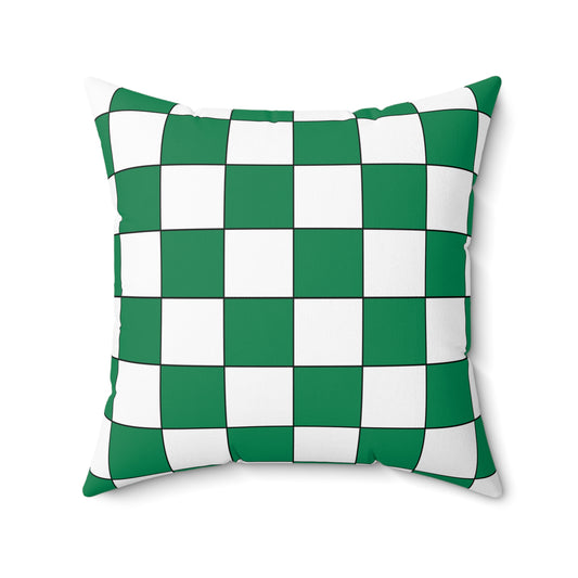 Nigeria Retro Check Cushion Pillow