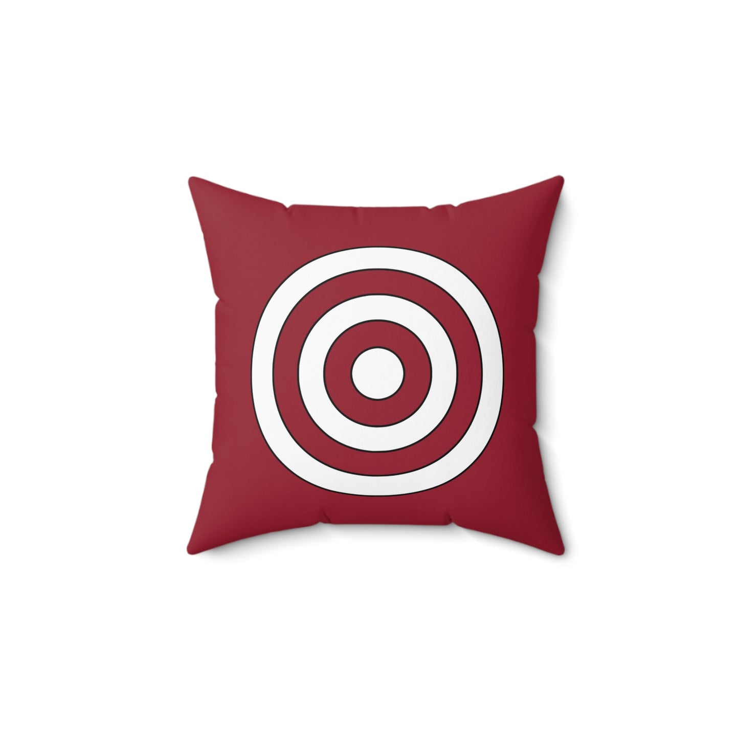 Latvia Retro Target Cushion Pillow