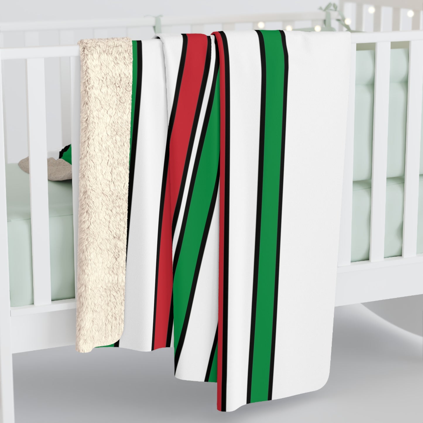 Italy Retro Stripes Blanket Throw