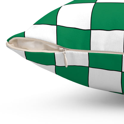 Nigeria Retro Check Cushion Pillow