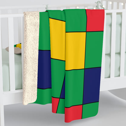 Mauritius Retro Check Blanket Throw