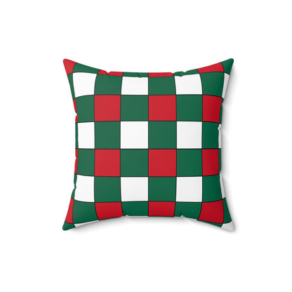 Mexico Retro Check Cushion Pillow