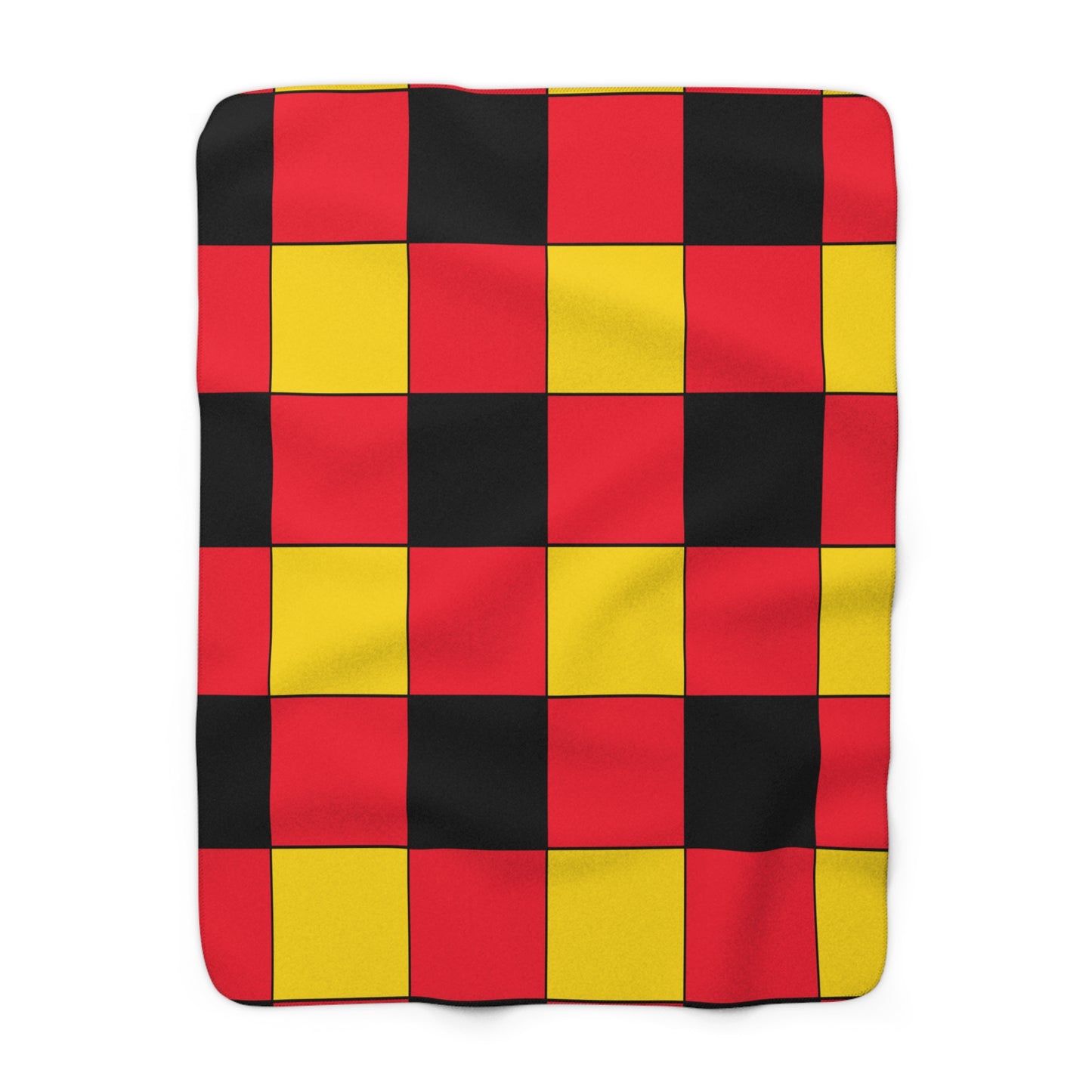 Belgium Retro Check Blanket Throw
