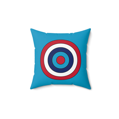 Tuvalu Retro Target Cushion Pillow