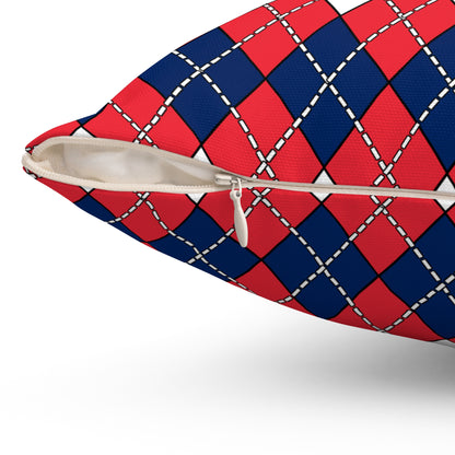 Norway Retro Argyle Cushion Pillow