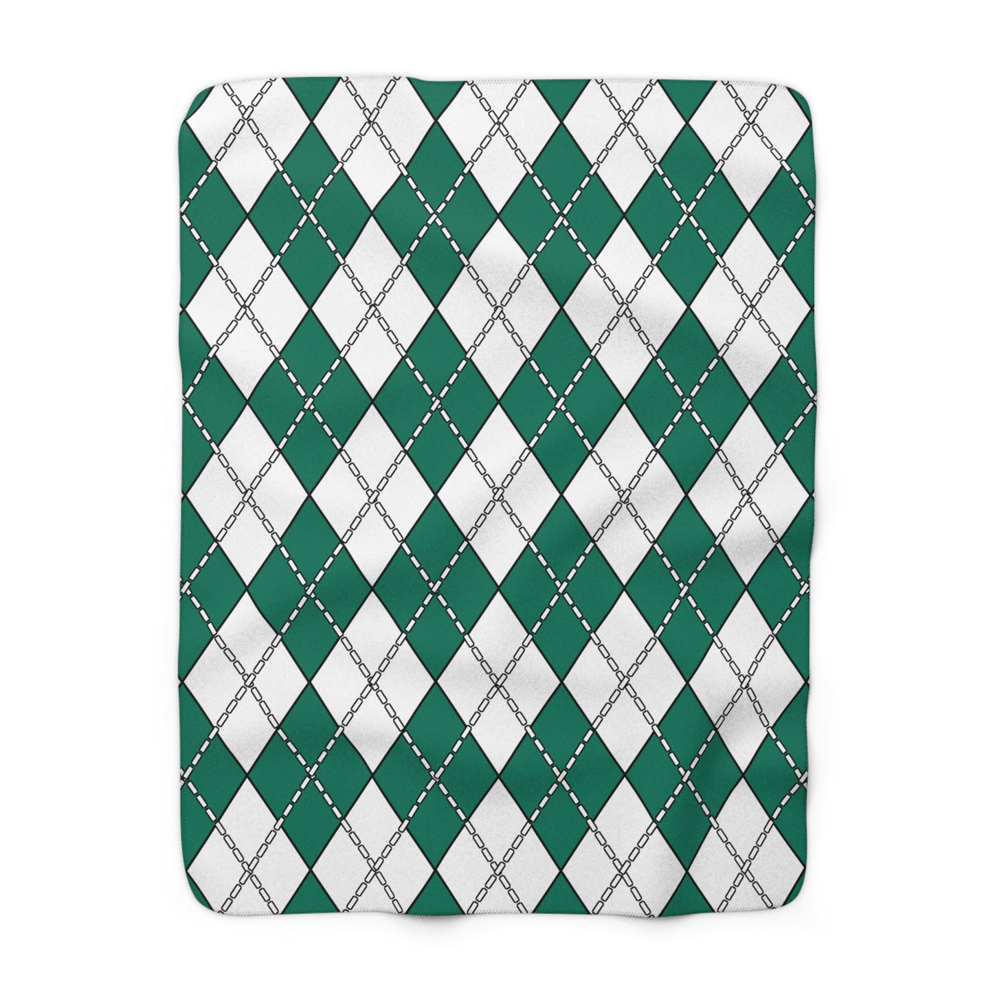 Macao Retro Argyle Blanket Throw