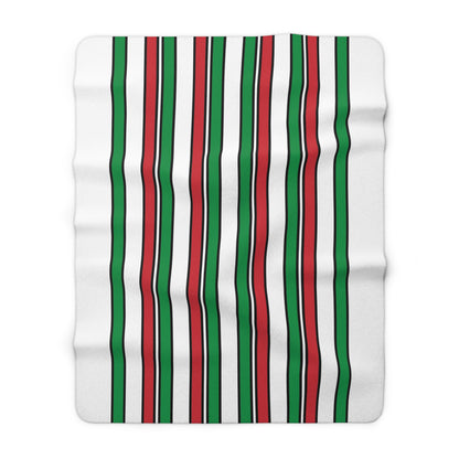 Italy Retro Stripes Blanket Throw