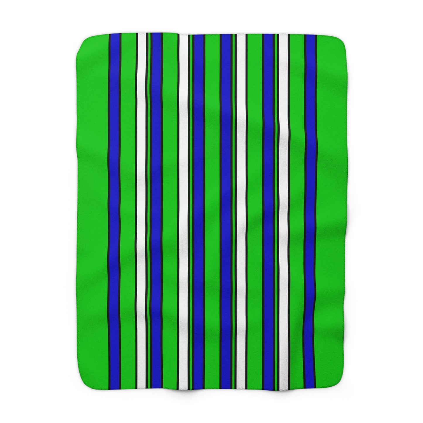 Sierra Leone Retro Stripes Blanket Throw