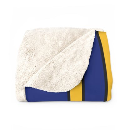 Barbados Retro Stripes Blanket Throw