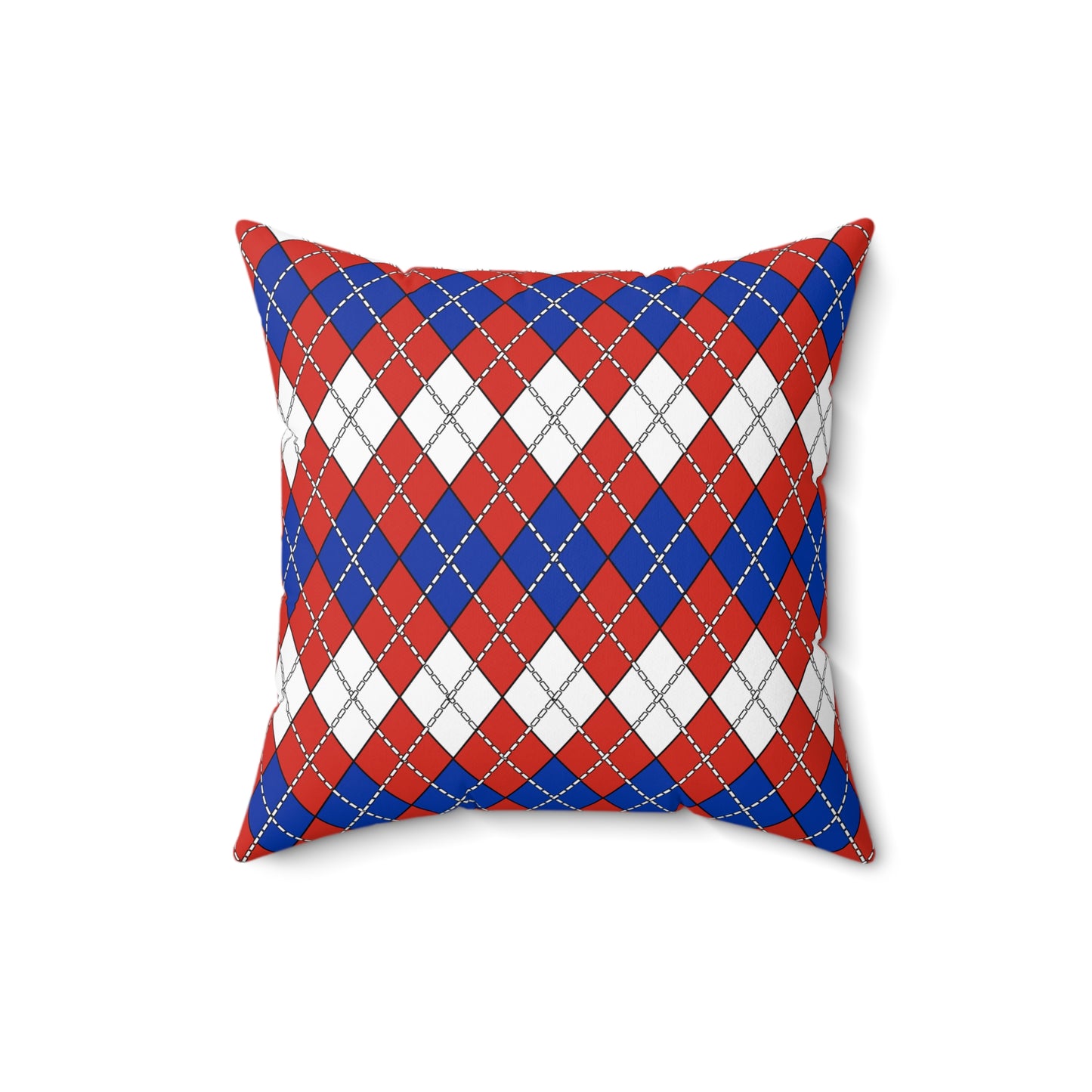 Paraguay Retro Argyle Cushion Pillow