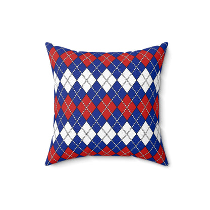 Cuba Retro Argyle Cushion Pillow